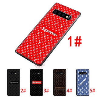 Ốp điện thoại dẻo in hình logo Supreme cho Samsung Galaxy S7 Edge S8 S9 S10 Plus Note 8 9