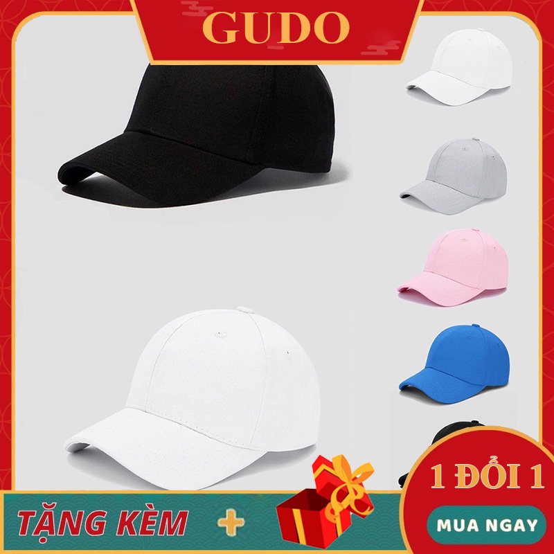 Mũ Lưỡi Trai Nón Kết trơn Quai dán 423 Phong Cách Ulzzang Form Unisex Nam Nữ