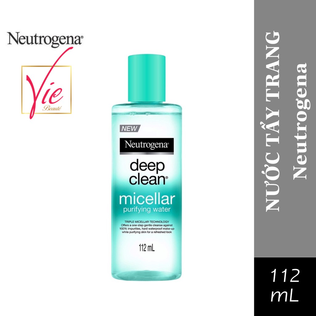 Nước Tẩy Trang NEUTROGENA thanh lọc và làm sạch sâu - NEUTROGENA Deep Clean Purifying Water Micellar