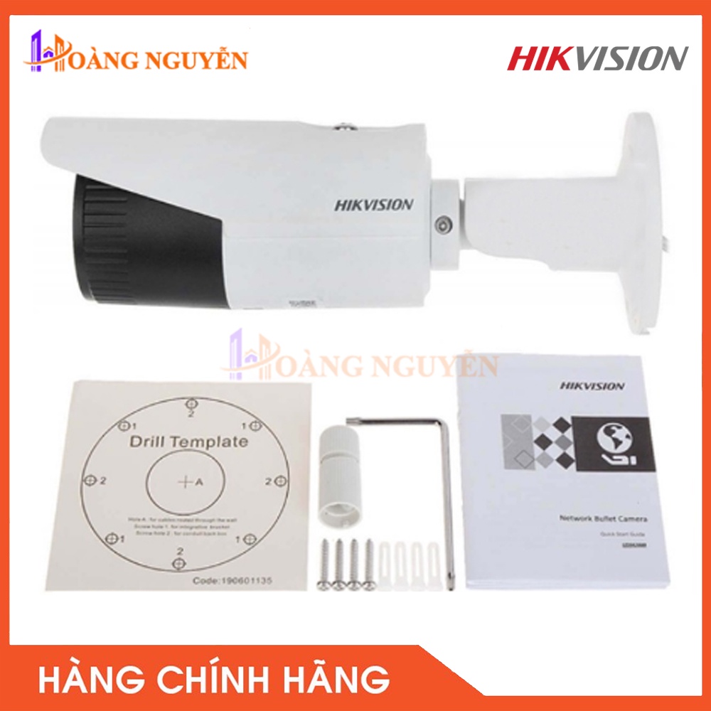 [NHÀ PHÂN PHỐI] Camera IP HIKVISION DS-2CD2621G0-I 2.0 Megapixel - Hồng Ngoại 50m, Chống Ngược Sáng BLC