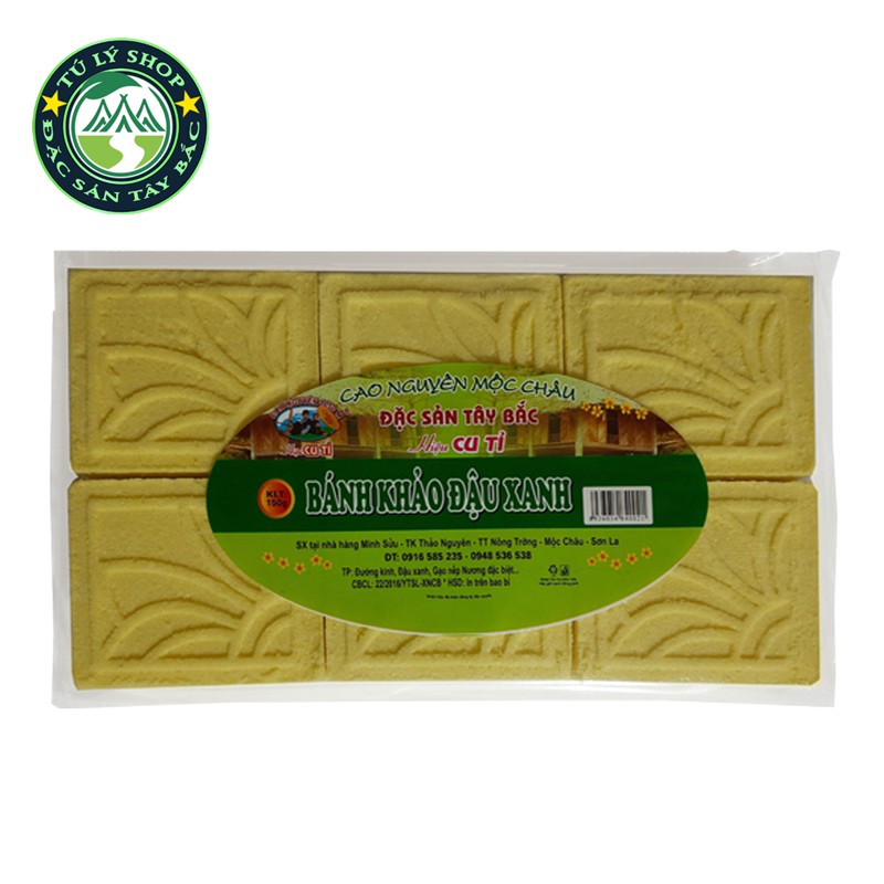 Bánh khảo đậu xanh Mộc Châu 150g