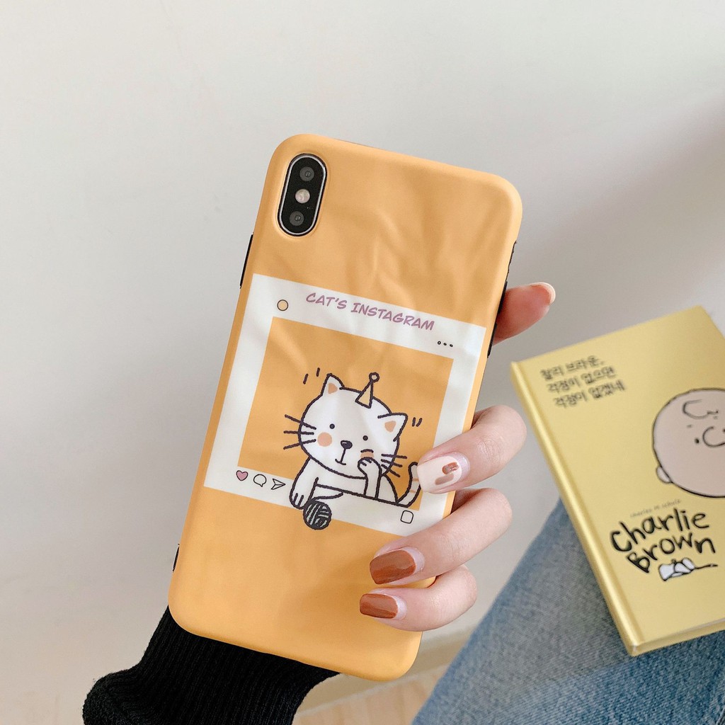 [ FREESHIP TỪ 50K TOÀN QUỐC ] Ốp lưng Iphone chó và mèo instagram | BigBuy360 - bigbuy360.vn