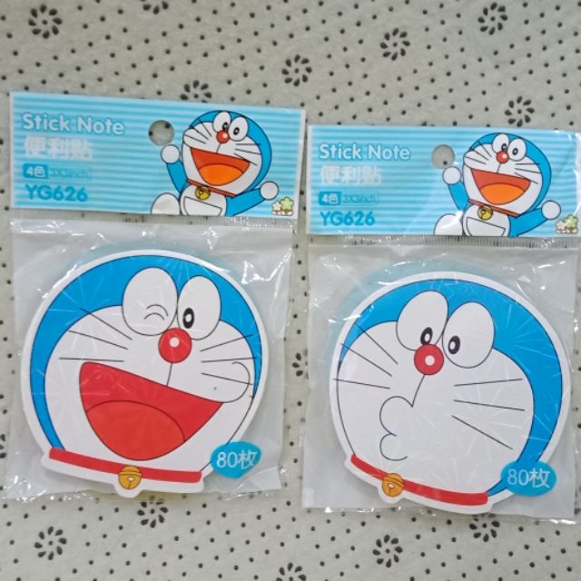 Giấy note hình Doraemon 4 màu YG626 3x3in 80 tờ 6950513292529