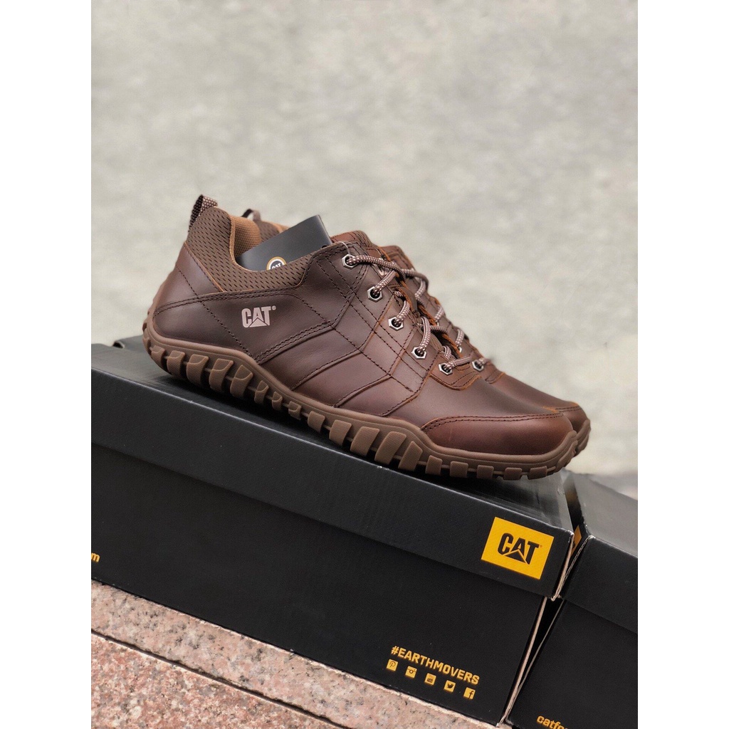 Original Caterpillar CAT Men's Footwear Work Genuine Leather Boot Shoes 1650028