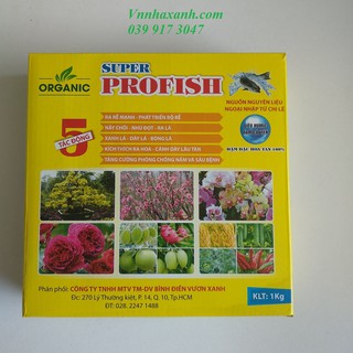 Phân Đạm Cá Dạng Viên Super ProFish gói 1kg