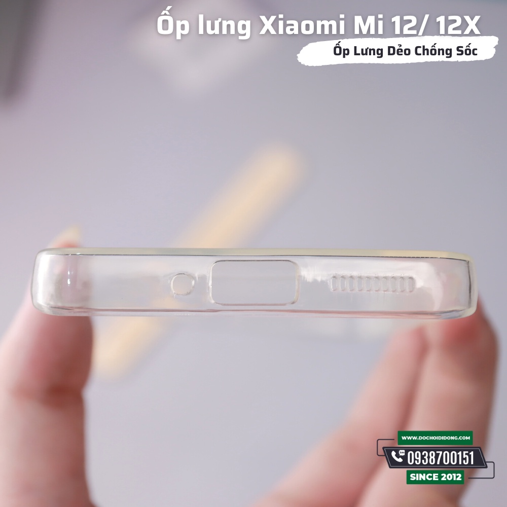 Ốp Lưng Dẻo Trong Suốt Cho Xiaomi Redmi 12 / 12X Chống Sốc Bảo Vệ Camera và Cổng Sạc