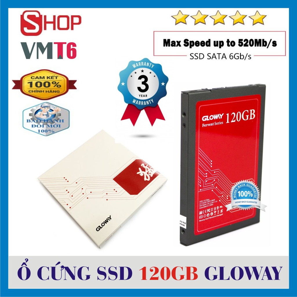 Ổ cứng SSD Gloway 120GB - Bảo hành chính hãng 36 tháng !!!