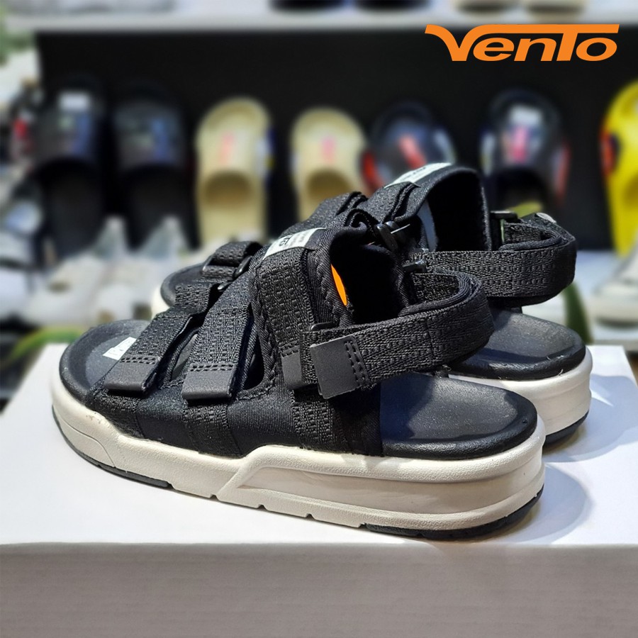 [Mã BMBAU50 giảm 7% tối đa 50K đơn 99K] Sandal Vento Quai Ngang SD1001 Màu Đen Ghi