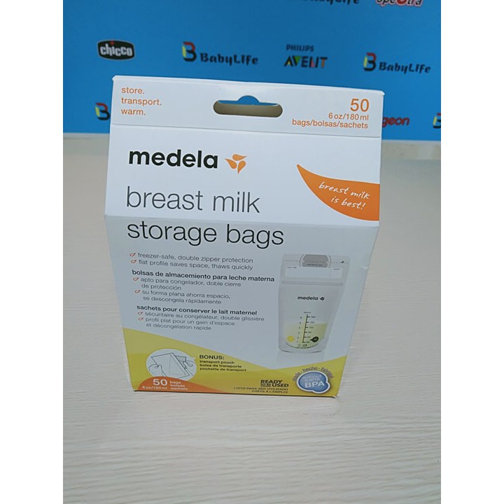 Túi trữ sữa mẹ Medela Thụy sỹ 50 túi