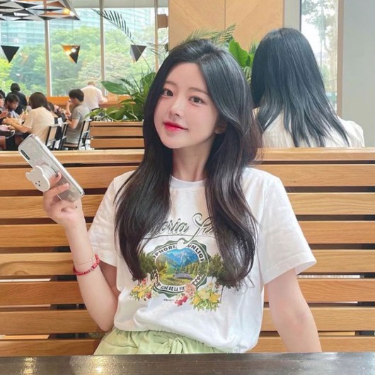 Áo phông ADLV Lisa·greenery artwork authentic trắng full size - áo thun Acme De La Vie cotton cho nam và nữ