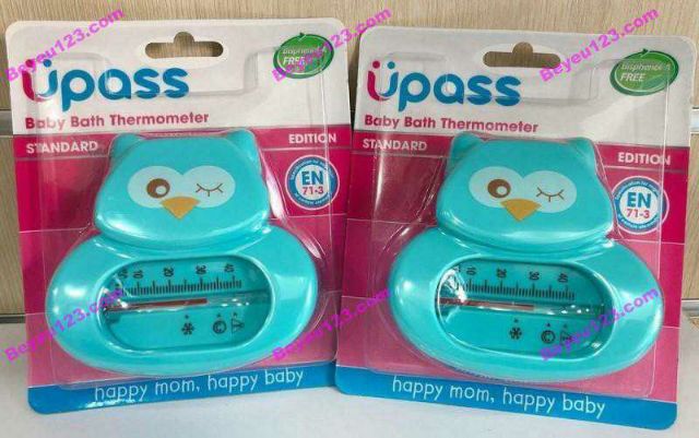 Nhiệt kế xúc xắc đo nhiệt độ nước tắm an toàn cho bé UPASS UP4009N (Made in Thailand)