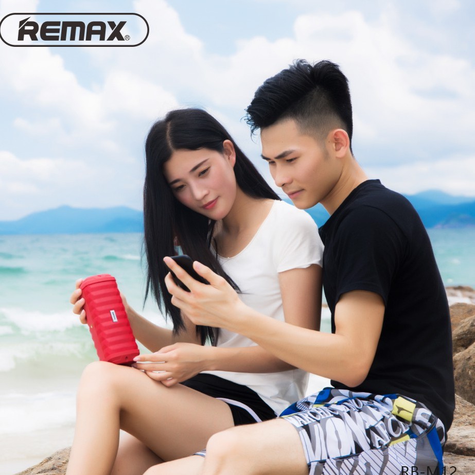 Loa Bluetooth Remax RB-M12 công suất 8Wx2 chống nước IPX-7