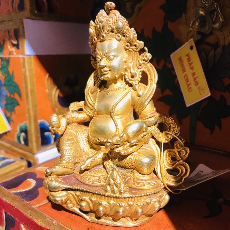 TƯỢNG HOÀNG THẦN TÀI ĐỒNG NEPAL 11cm