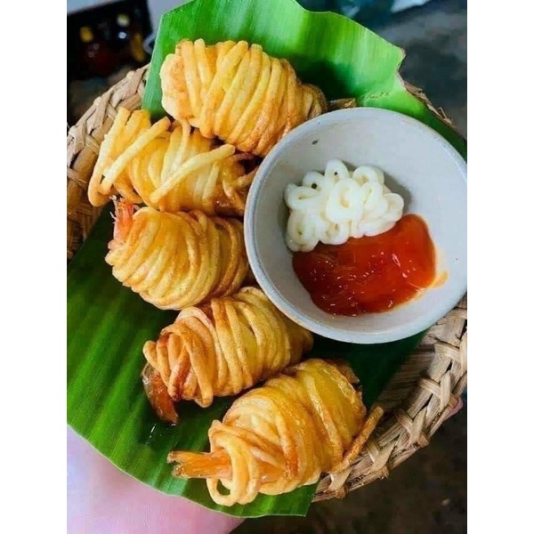 [ PHÚ NHUẬN] TÔM CUỘN KHOAI TÂY VĨ 10 CON