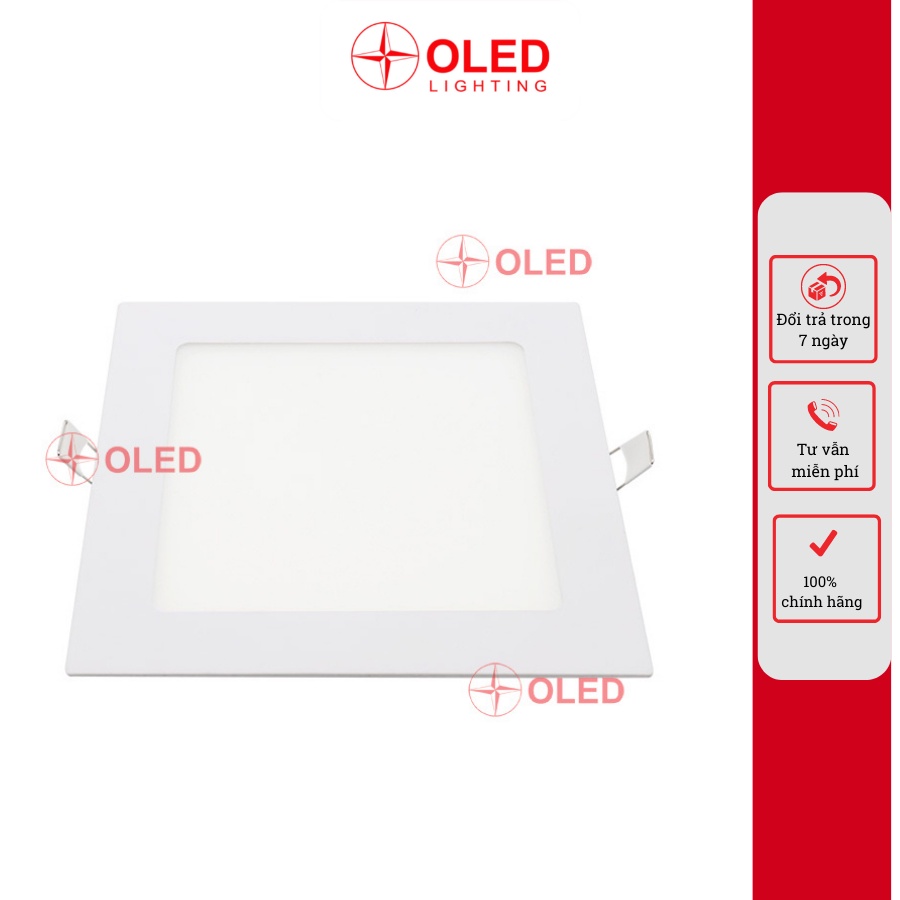Đèn led âm trần siêu mỏng, đèn trần hình vuông 6w,12w,20w siêu mỏng cho phòng khách, phòng ngủ, bảo hành 2 năm