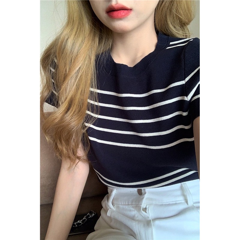 ÁO LEN MONTOGHI KẺ NGANG BASIC | BigBuy360 - bigbuy360.vn