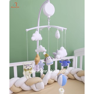 Đồ Chơi Treo Cũi 𝗵𝗮𝗻𝗱𝗺𝗮𝗱𝗲 MonMon Có Phát Nhạc