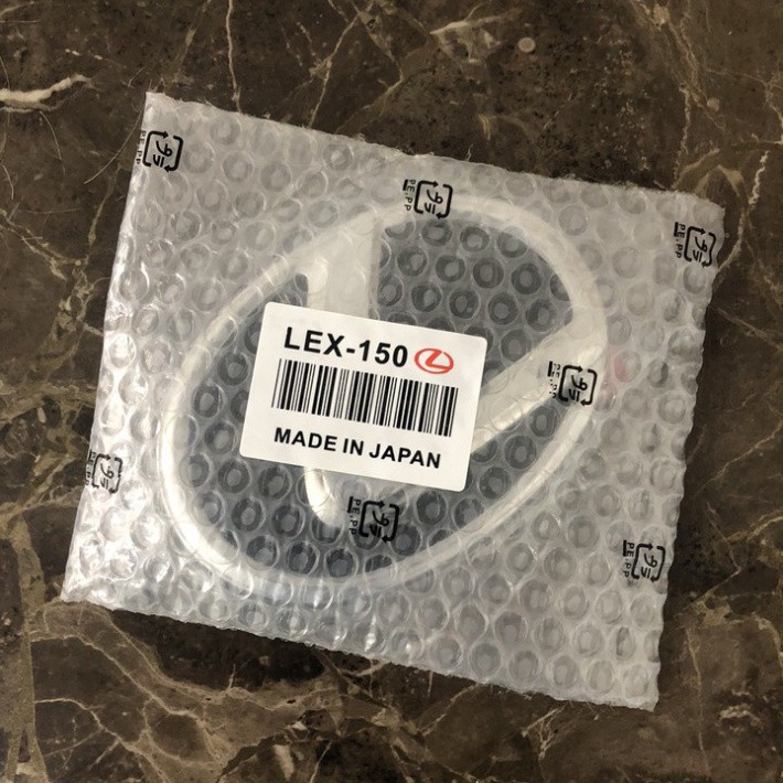 Sản Phẩm Logo biểu tượng truớc xe Lexus đường kính 175MM, 163MM, 150MM, chất liệu nhựa PMMA + phủ thủy tinh hữu cơ .