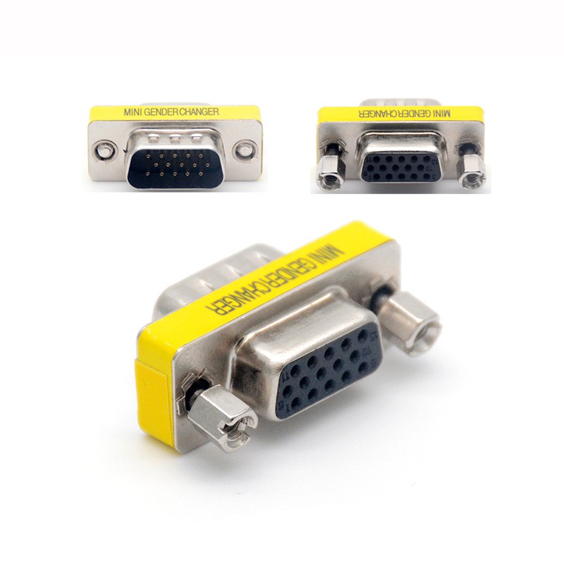Combo 2 cái đầu nối VGA 1 đầu âm, 1 đầu dương (male/female)