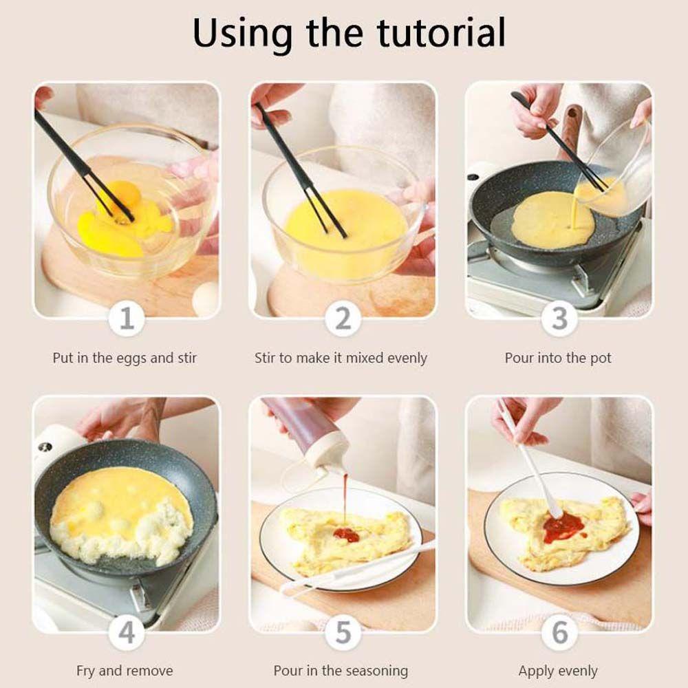 Dụng Cụ Đánh Trứng Bằng Tay Đa Năng Tiết Kiệm Không Gian