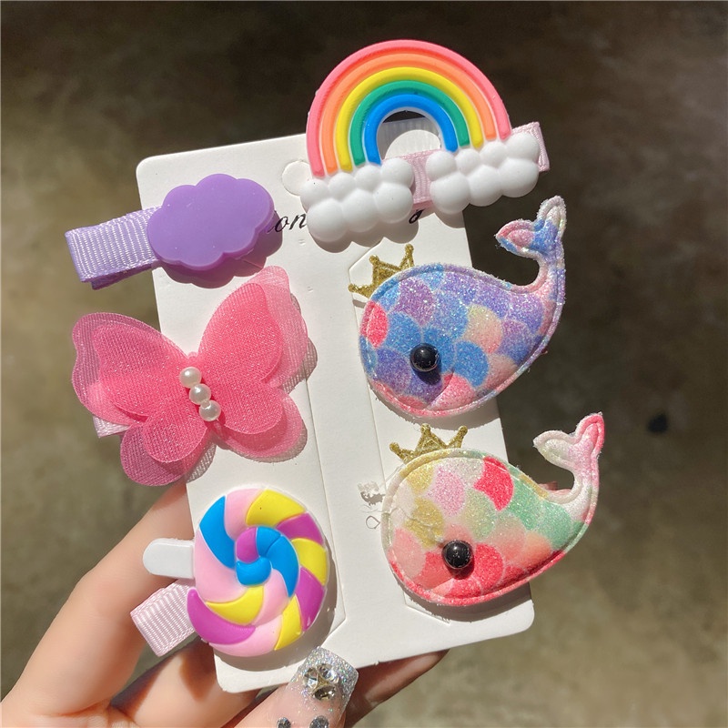 Kẹp Tóc Kiểu Công Chúa Dễ Thương Xinh Xắn Thời Trang 2022 Dành Cho Bé Gái