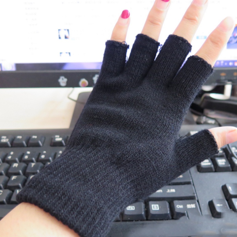 1 Đôi Găng Tay Hở Ngón Thời Trang Nữ