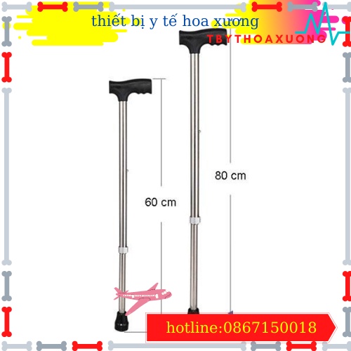 Gậy Chống 1 Chân Lucas USA B20  Tự Điều Chỉnh Cao Thấp cho người Già