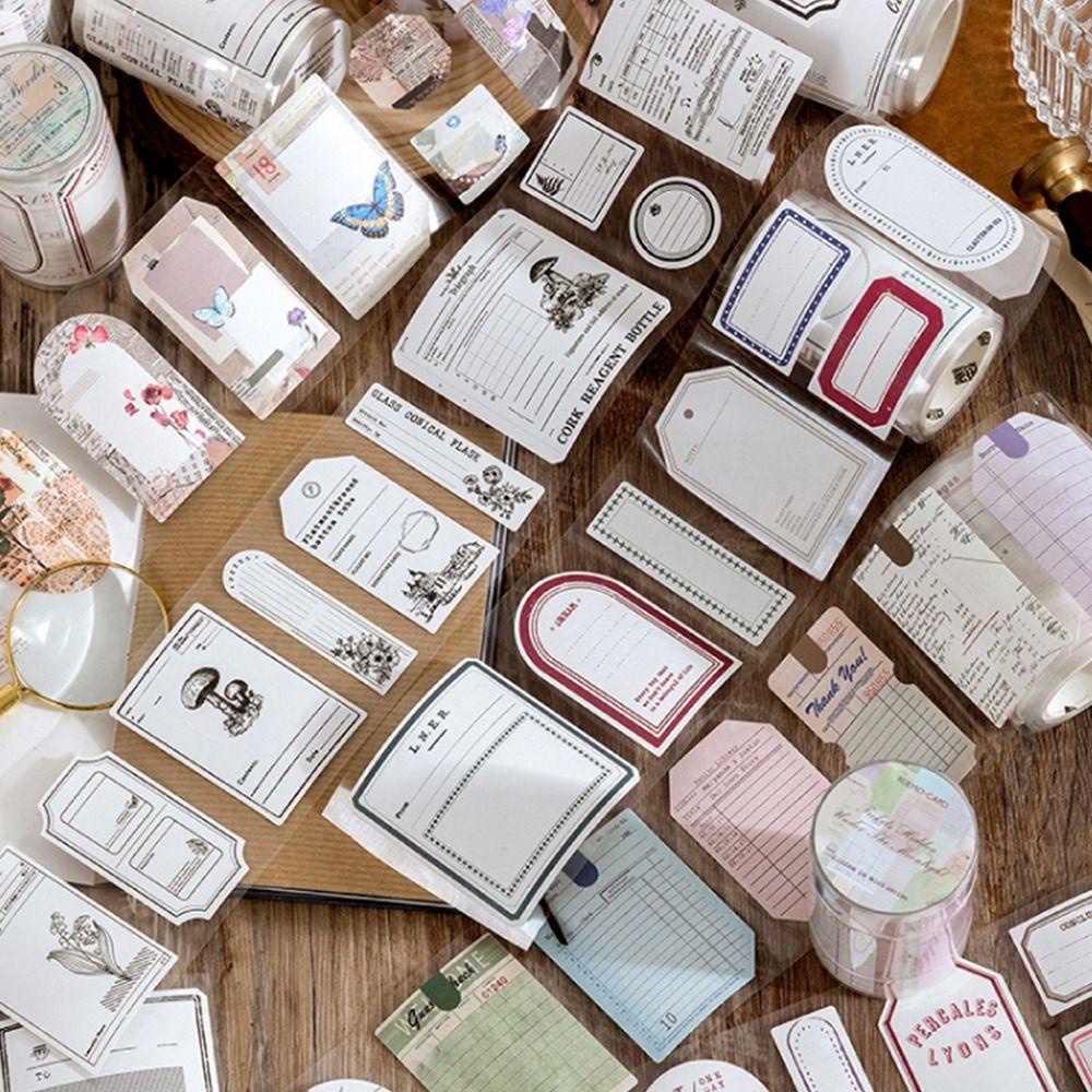 LET Cuộn Băng Keo Dán Trang Trí Sổ Tay DIY Phong Cách Vintage