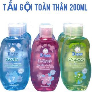 Tắm gội Dnee Pure Organic 200ml Thái Lan