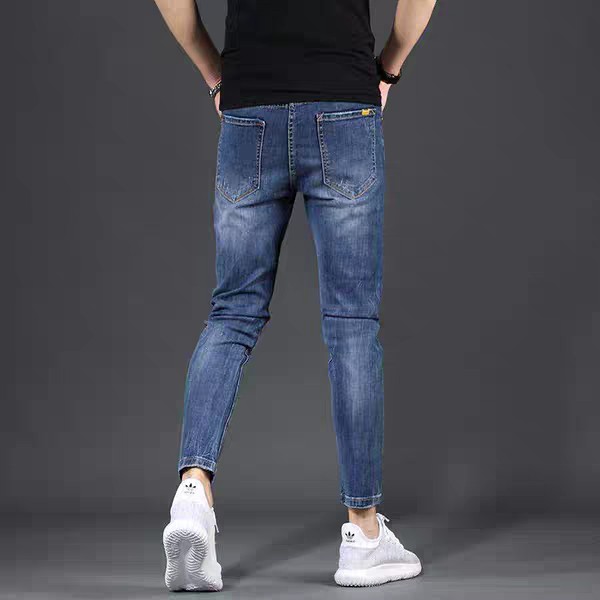 QUẦN BÒ NAM QUẦN JEAN CO GIÃN ỐNG CÔN BODY XANH XƯỚC ĐẸP 44