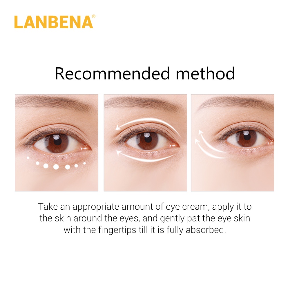 Kem dưỡng da mắt LANBENA hyaluronic acid hạt nho xóa quầng thâm dưỡng ẩm ngăn nếp nhăn lão hóa làm săn chắc da 20g | BigBuy360 - bigbuy360.vn