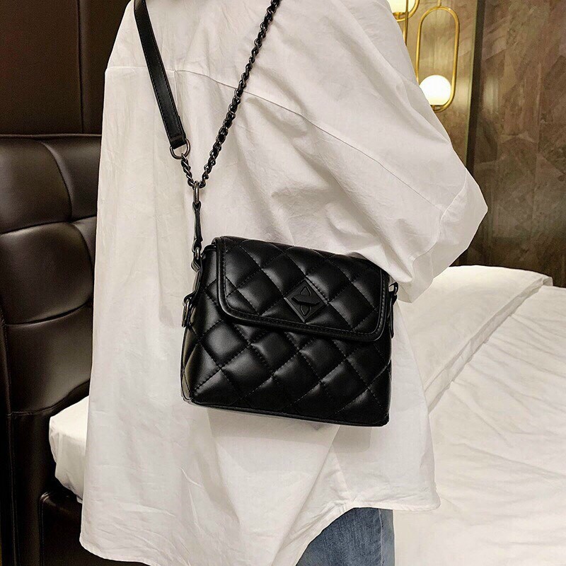 Túi Đeo Chéo Khóa Xoay Thời Trang Hàn Quốc 🧡🧡🧡 Freeship