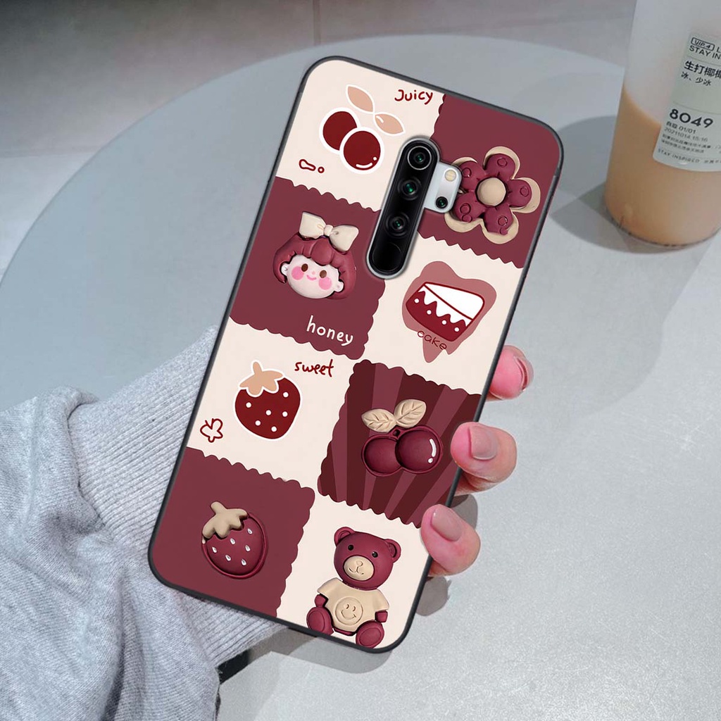 Ốp Xiaomi Redmi Note 8 / Note 8 Pro in hình trái tim, caro kẹo ngọt đầy cá tính siêu đẹp siêu chất