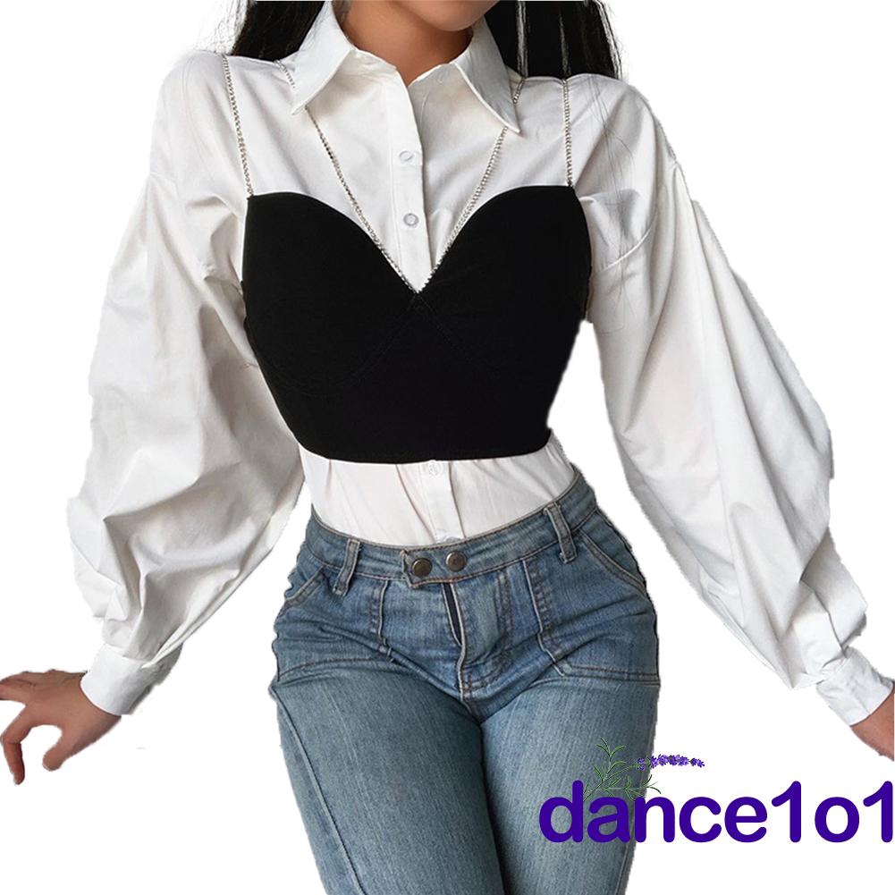 Áo Hai Dây Cổ Chữ V Thời Trang Mùa Hè Quyến Rũ Cho Nữ