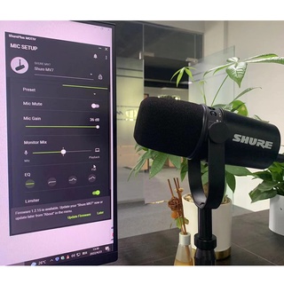 Shure Micrô Ghi Âm Cổng usb mv7