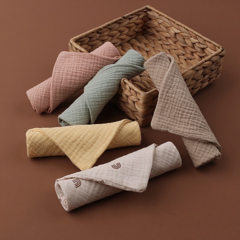 Set 5 Khăn Lau Mềm Mại Cho Bé