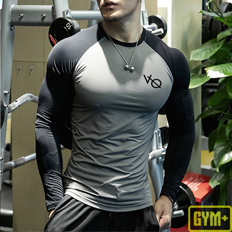 Áo dài tay gym nam phối tay VQ | BigBuy360 - bigbuy360.vn