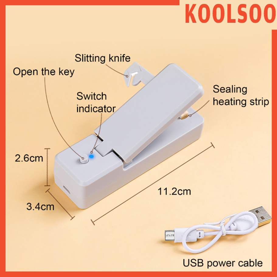 Máy Hàn Miệng Túi Bảo Quản Thực Phẩm Có Cổng Sạc Usb