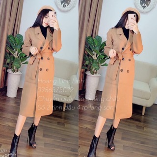 Áo măngto dạ đai về sẵn 2 màu be  và nâu bò , đẹp chuẩn lên dáng xinh lắm khách iu nhé  ❤️❤️❤️