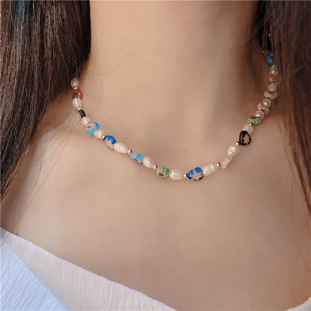 Vòng Cổ Hình Hoa Xinh Xắn Dành Cho Nữ