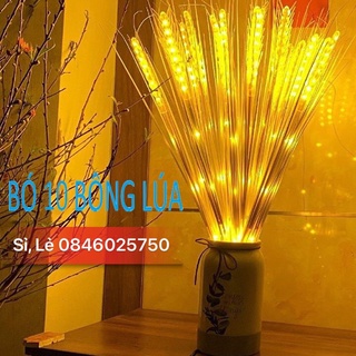Bộ Đèn Led Bông Lúa Vàng Tài Lộc Trang Trí Tết