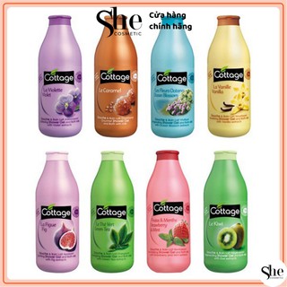[HÀNG AUTH] SỮA TẮM DƯỠNG THỂ / COTTAGE /Sữa tắm trắng da Cottage 750ml Của Pháp đủ vị hàng chuẩn