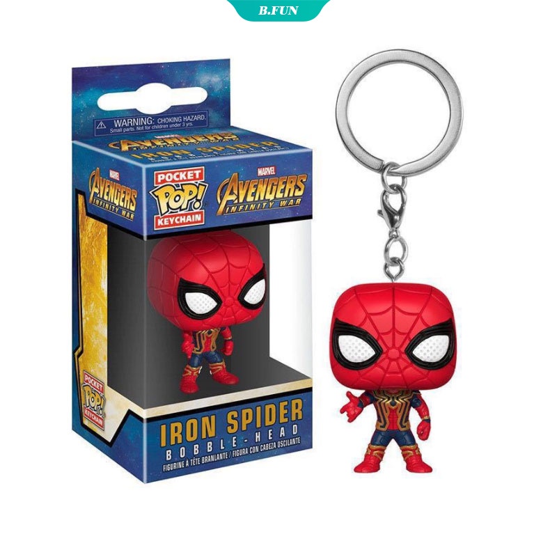 Móc Khóa In Hình Nhân Vật Thanos/Người Sắt/Người Sắt Trong Phim Infinity War