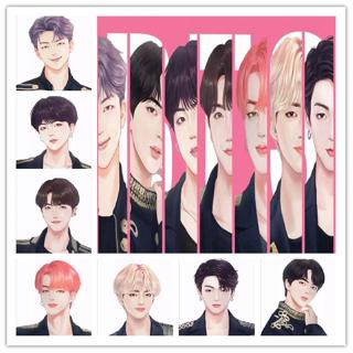 Bộ 7 Thẻ Ảnh Nhóm Nhạc Bts Love Yourself