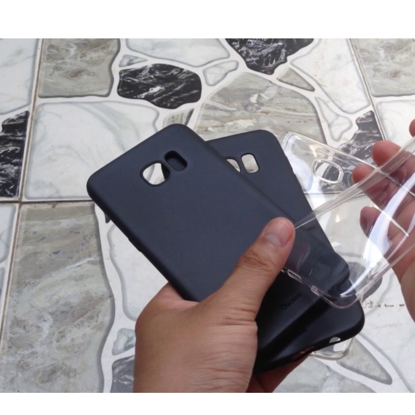 Ốp Dẻo Vu Case Màu Cho Galaxy S7 Edge Tặng Kính Cường Lực