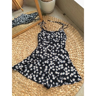 Jumpsuit hai dây hoa cúc (ẢNH THẬT TỰ CHỤP)