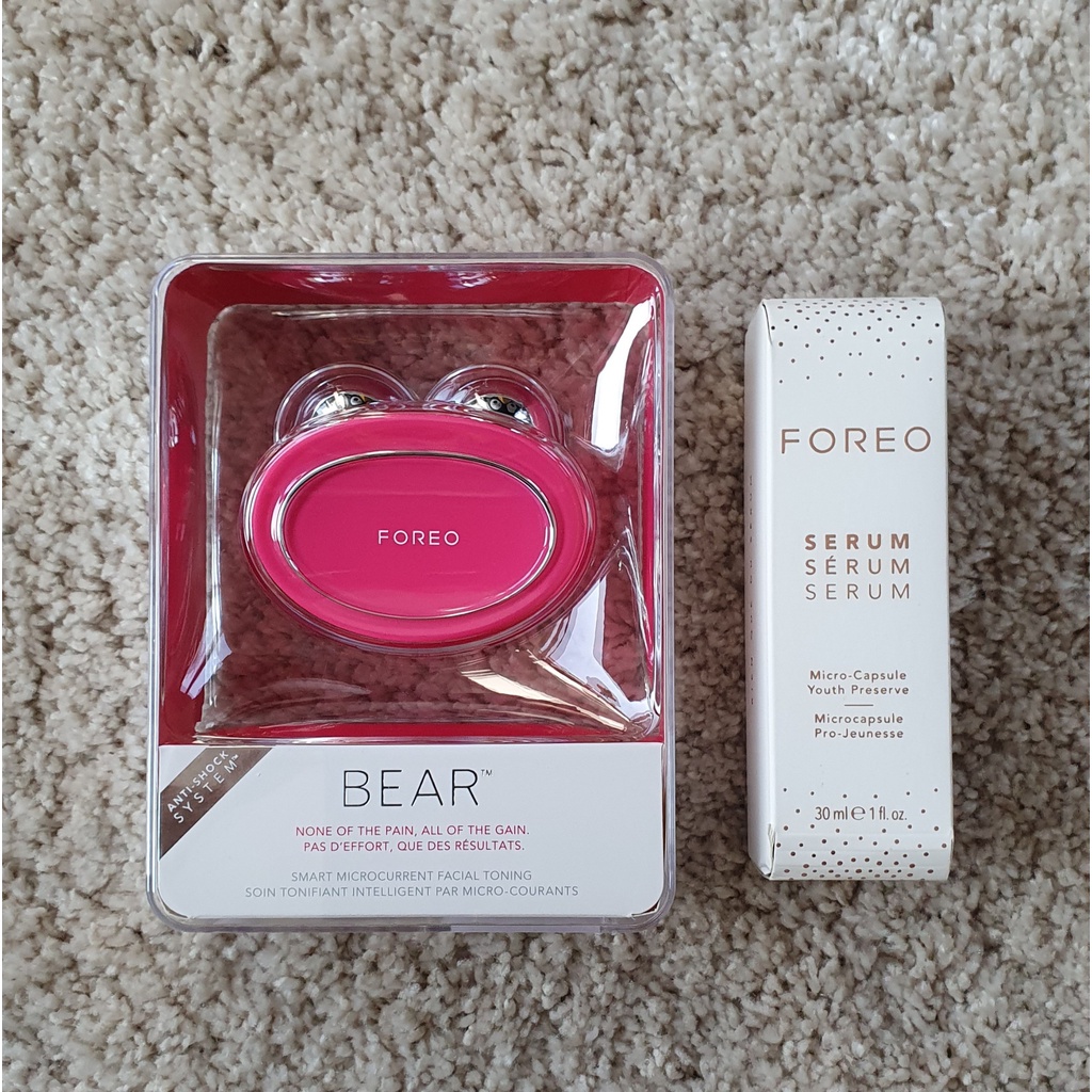 Máy massage nâng cơ và đẩy tinh chất dưỡng da Foreo Bear fullsize, Foreo Bear Mini