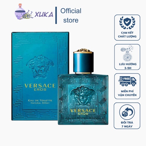 Nước Hoa Versace Eros For Men EDT 100ml - Dầu Thơm Versace Eros Nam Tính Mạnh Mẽ