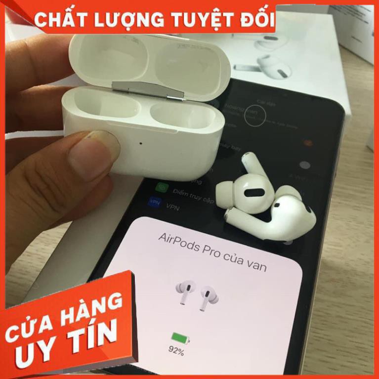 Tai Nghe Bluetooth AIRPODS PRO  Công Nghệ Chipset Âm Thanh Mới  Chống Ồn Xuyên Âm Đổi Tên Định Vị Tháo Tai Dừng Nhạc