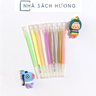 Bút nước dạ quang, bút nhũ cenvava mini 1021 có nhiều màu